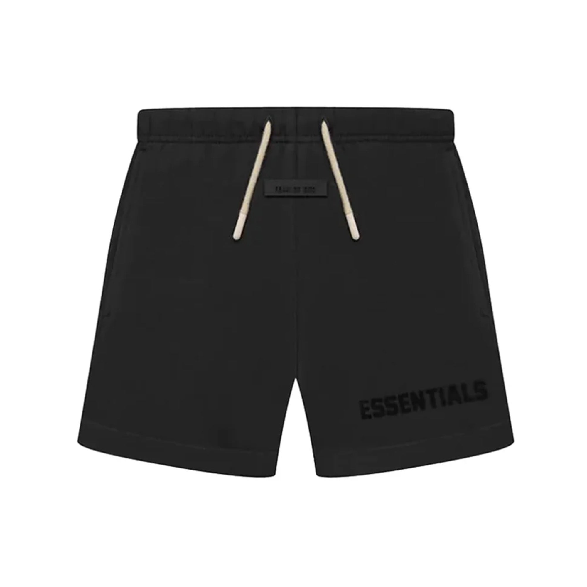 2023 Essentials Sweatshorts for Men & Women - Jet Black | Comfortable Lounge & Gym Shorts for Casual Wear, Workouts & Relaxation