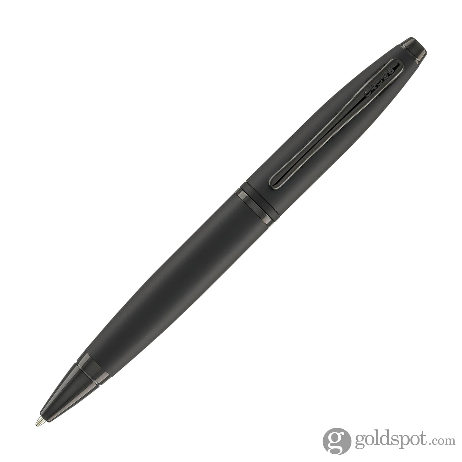 Premium Cross Calais Matte Black Ballpoint Pen - Smooth Writing for Office, School & Gifts | Elegant Everyday Carry Pen for Professionals & Students