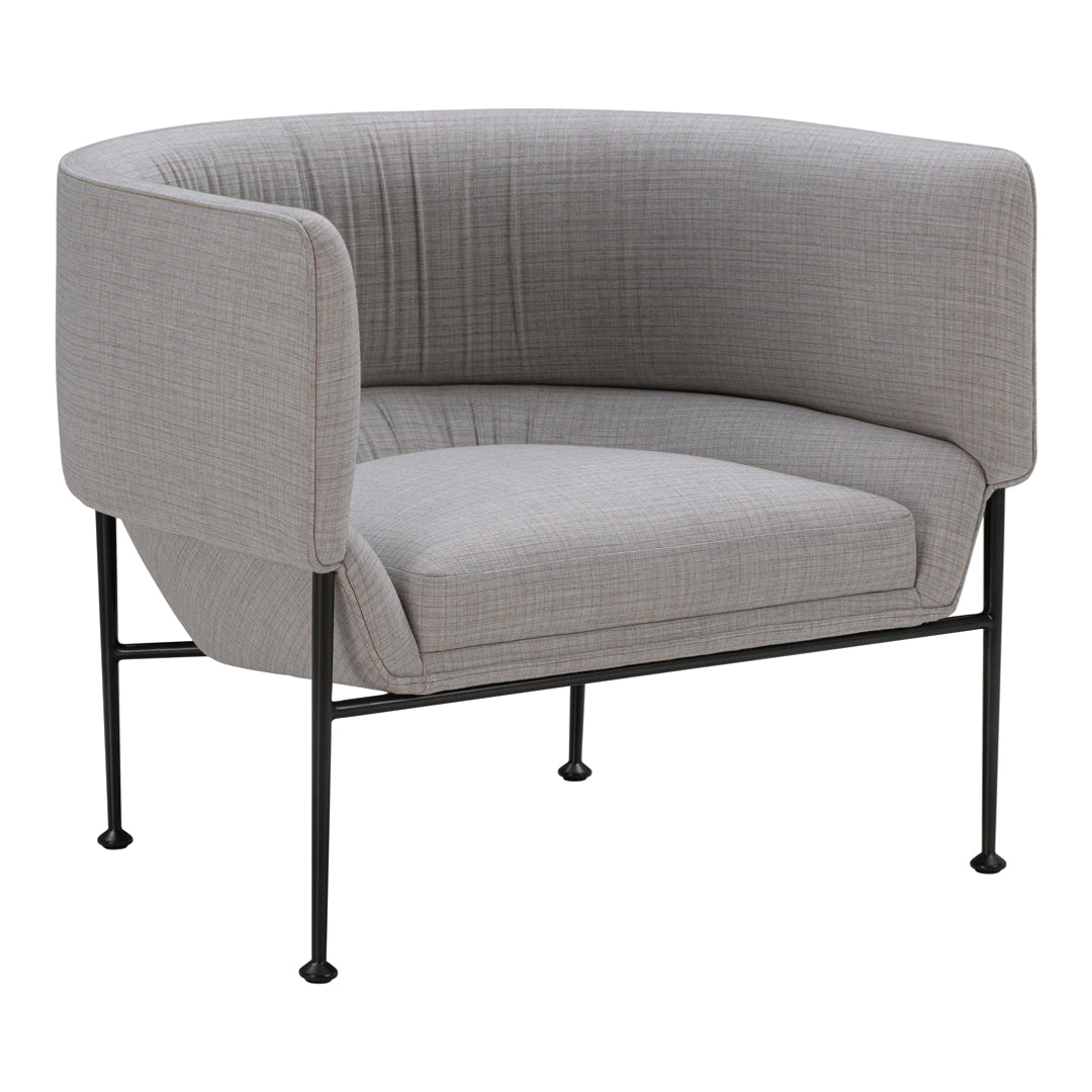 Modern Accent Chair - Mid Century Lounge Chair with Wooden Legs for Living Room, Bedroom, or Office - Comfortable Reading Chair with Soft Cushions and Ergonomic Design - Perfect for Relaxing, Napping, or Working from Home