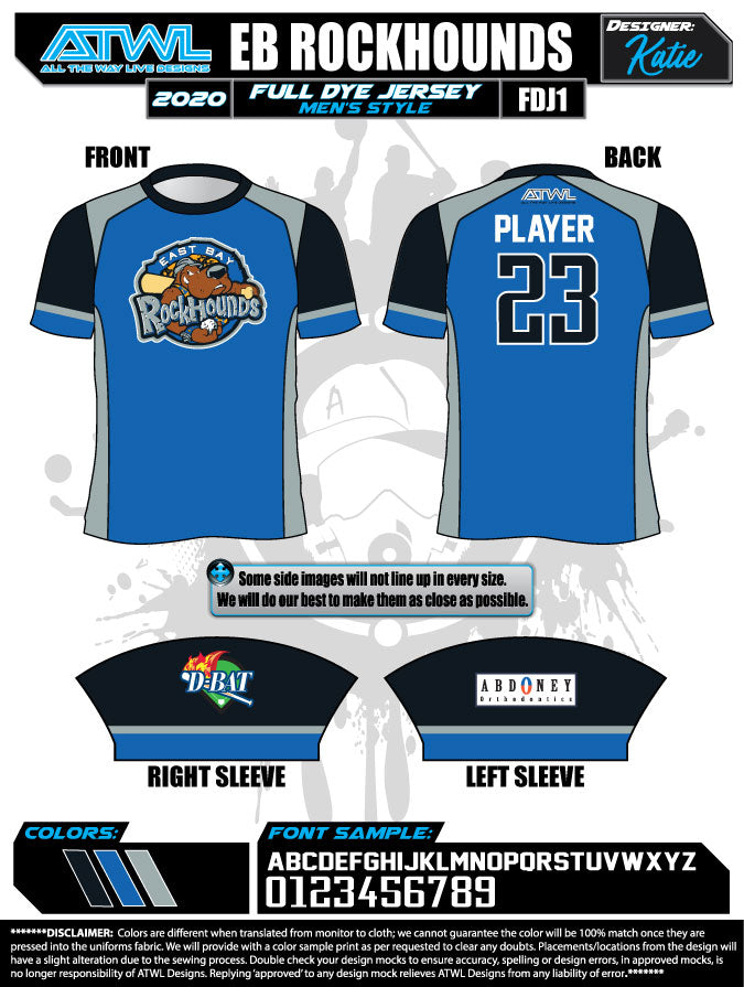 East Bay Spring 2020 Baseball Jerseys - Custom Team Uniforms for Youth & Adult Baseball Leagues - Perfect for Games, Practices & Tournaments