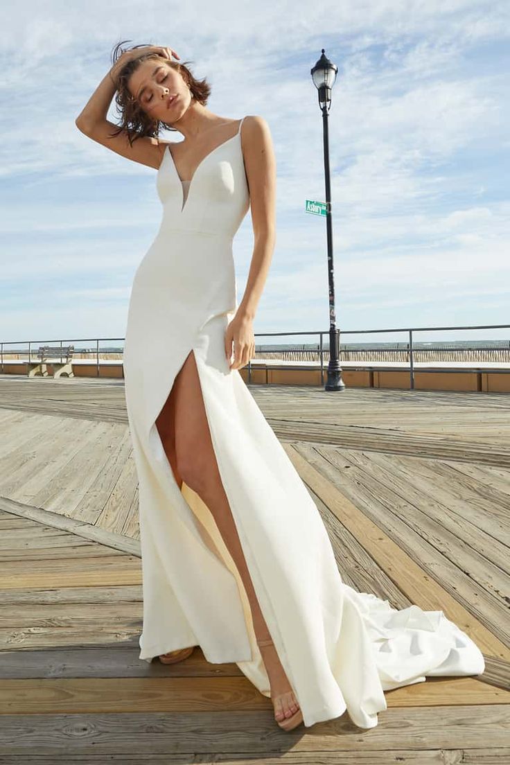 Jenny Yoo Ainsley Gown - Elegant Wedding Dress for Brides | Perfect for Formal Weddings & Special Occasions