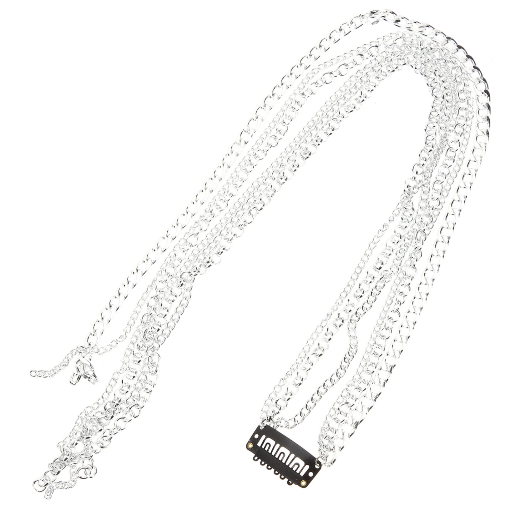 Minkissy Rhinestone Tassel Hair Clips for Women - Jeweled Hair Barrettes & Braid Accessories | Perfect for Weddings, Parties & Everyday Elegance