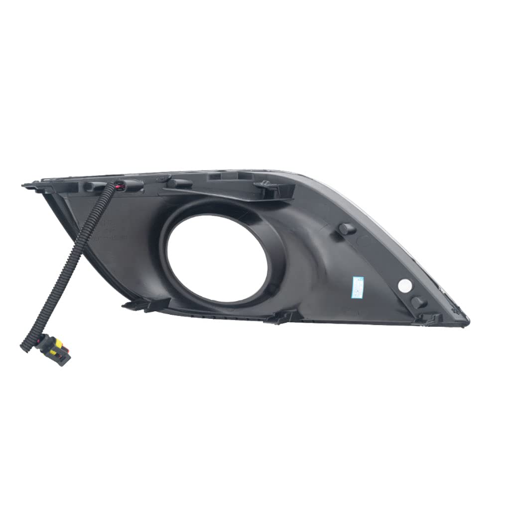 2015-2017 Nissan Versa LED Fog Light Assembly Kit - Left & Right Side with Bezel, Switch & Wiring Harness | Durable Replacement for Improved Night Driving Visibility