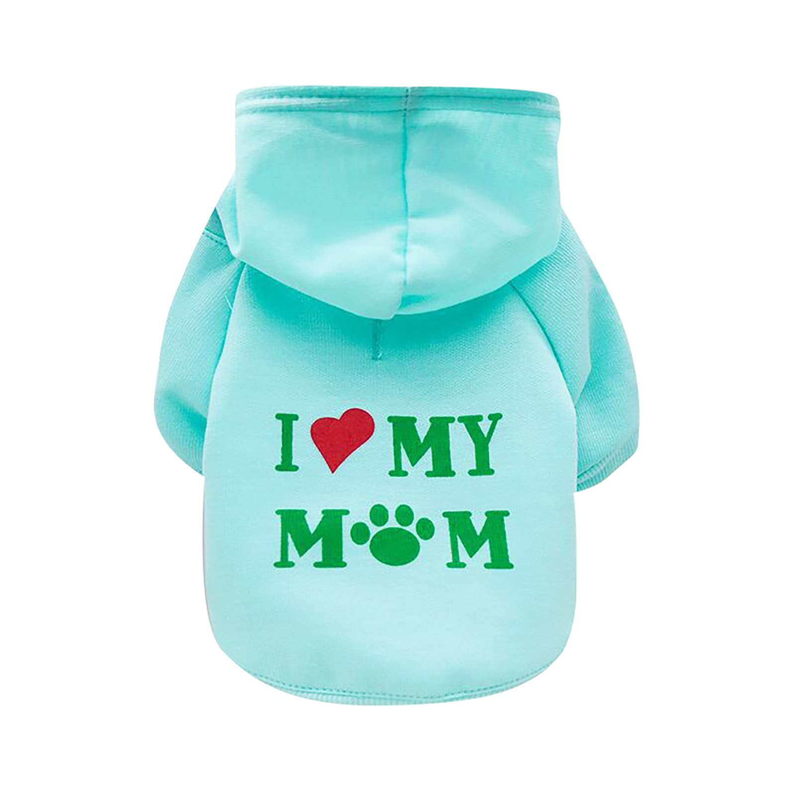 Puppy Letter Print Dog Hoodie - Soft Sweater for Small Medium Dogs - Perfect for Walks & Play