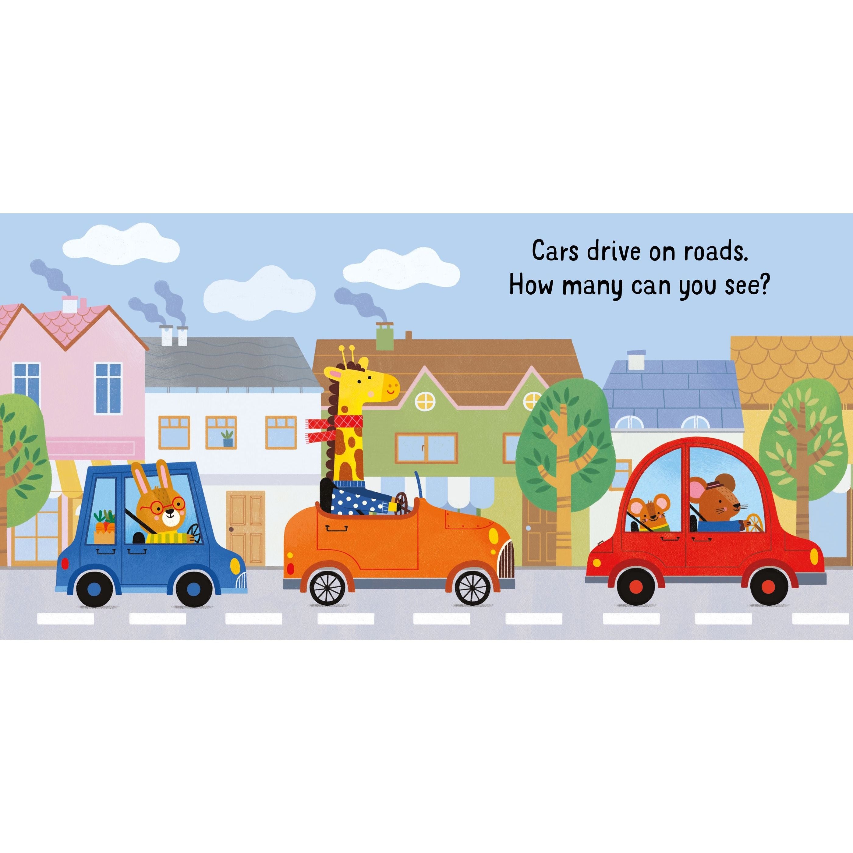 Things That Go Jigsaw Puzzle and Book Set - Fun Educational Toy for Kids, Perfect for Learning Vehicles and Transportation at Home or School
