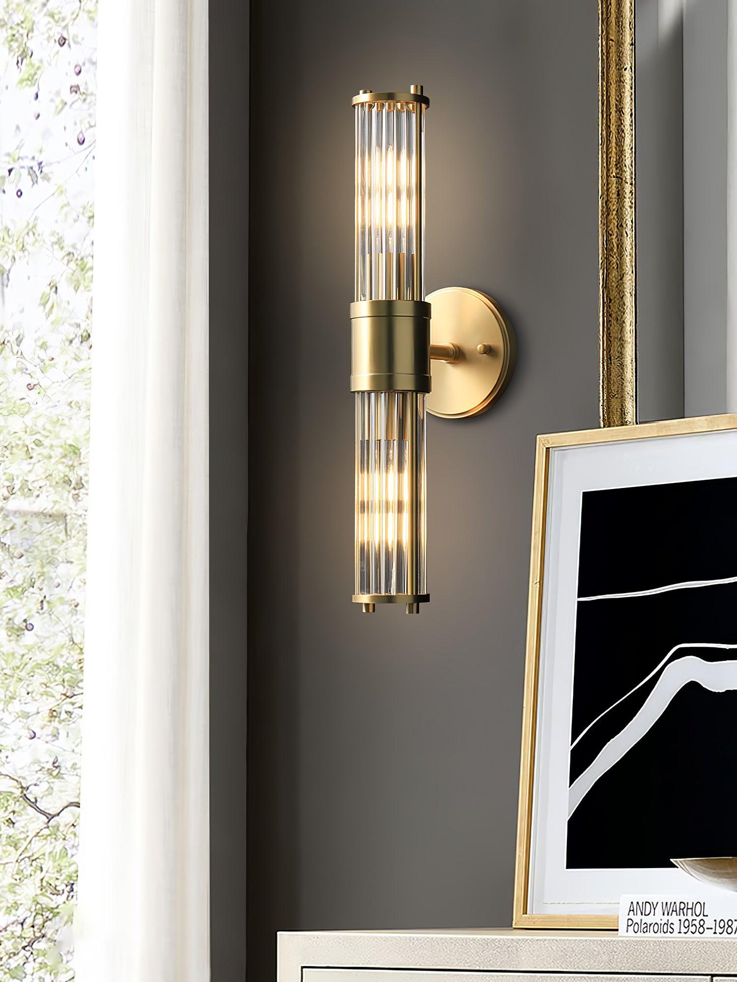 Celeste Cylinder Wall Light - Modern LED Sconce for Bedroom, Living Room & Hallway - Dimmable Indoor Lighting Fixture - Sleek Home Decor for Contemporary Spaces