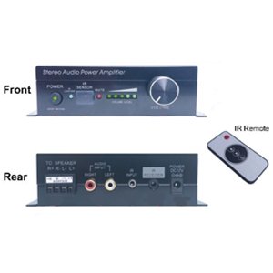 30W Stereo Digital Amplifier with IR Remote Control - High Power Audio Amplifier for Home Theater, Car Audio, and DJ Equipment - Perfect for Music Lovers and Professional Sound Systems