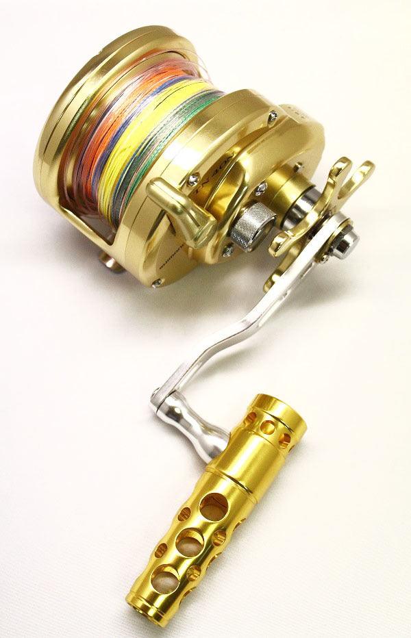 Jigging World Power Handle for Shimano Trinidad 40, 40N & 50 Star Drag Reels - Upgrade Your Fishing Reel for Saltwater & Offshore Angling