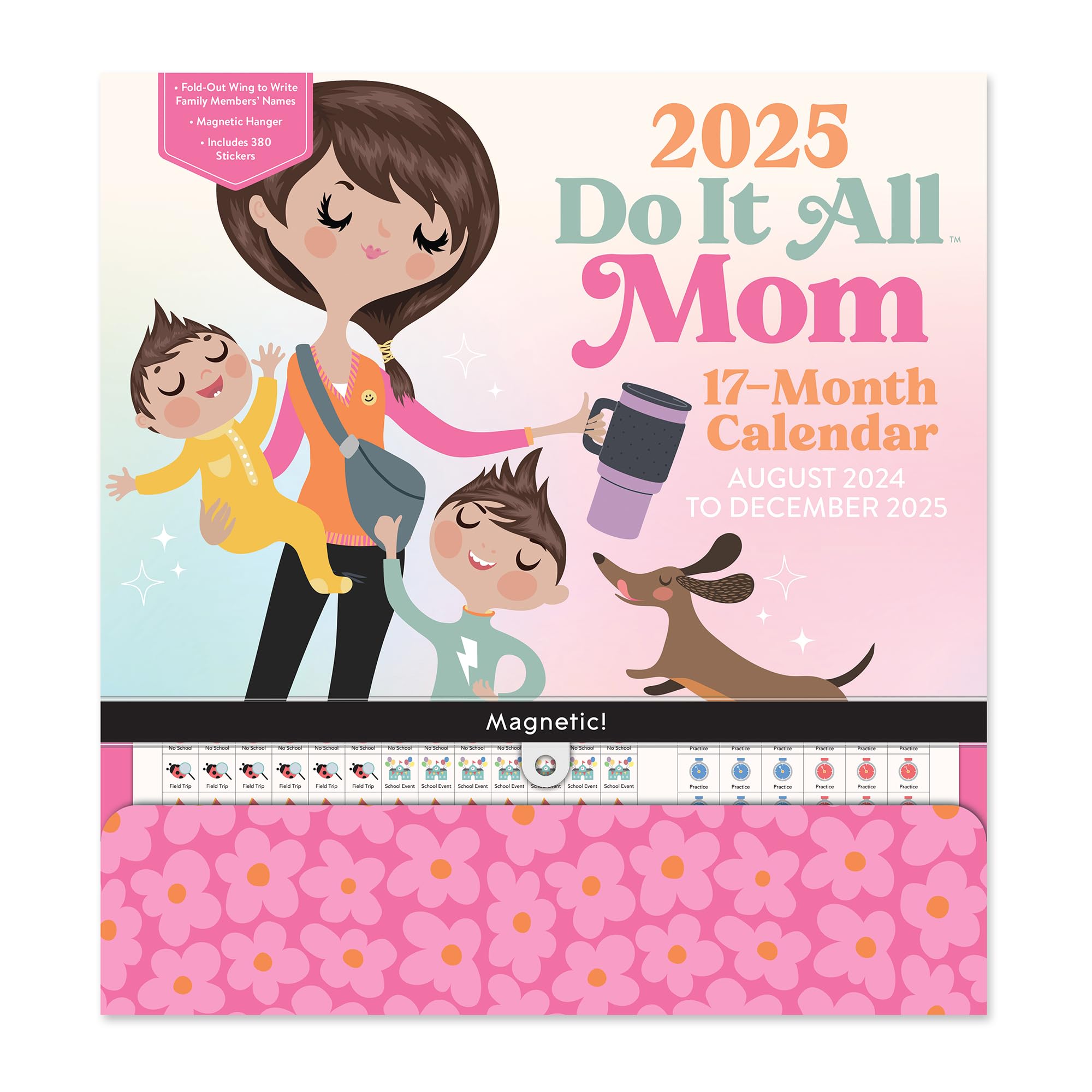 2025 Wall Calendar - Orange Circle Studio Monthly Planner 2024-2025 (January-December) | 12