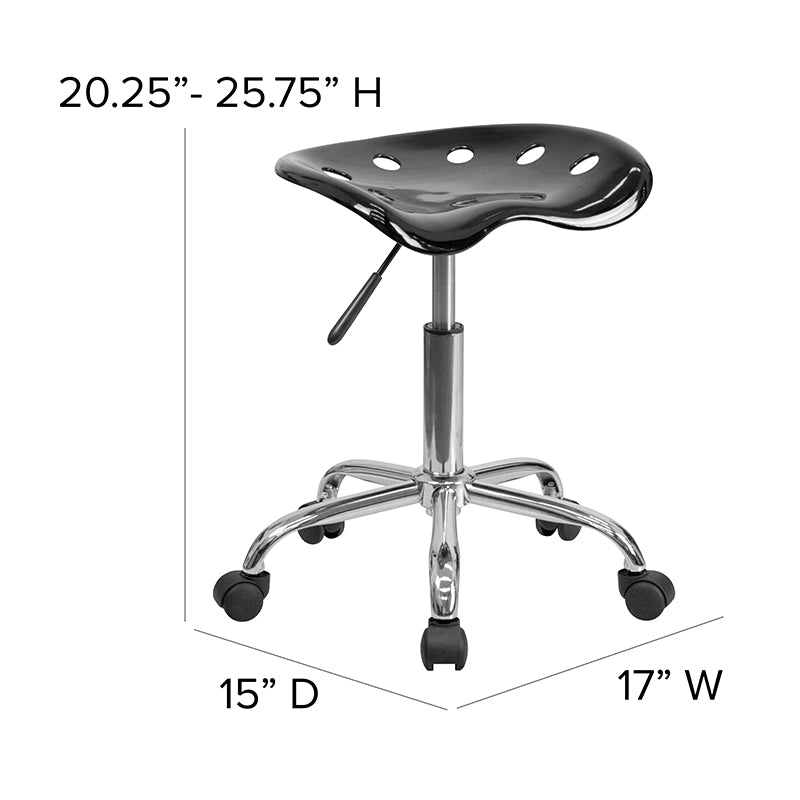 Vibrant Apple Green Tractor Seat & Chrome Stool - Retro Diner Style Bar Stool for Kitchen, Cafe, and Home Decor