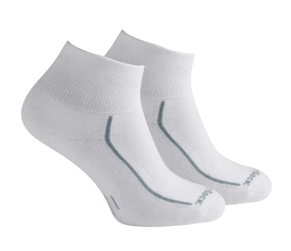 Wrightsock Endurance Quarter Running Socks - Moisture-Wicking, Cushioned Support for Marathon, Hiking & Athletic Performance