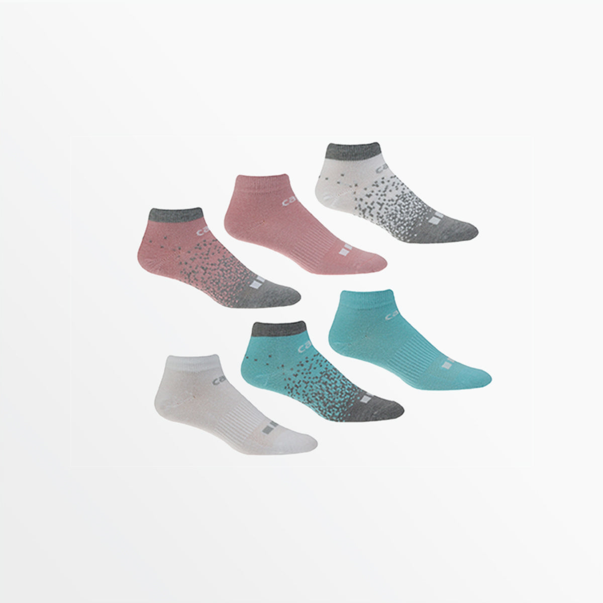BASICS CS Cool Lightweight Low Cut Socks - Breathable Athletic Socks for Running, Gym & Everyday Comfort
