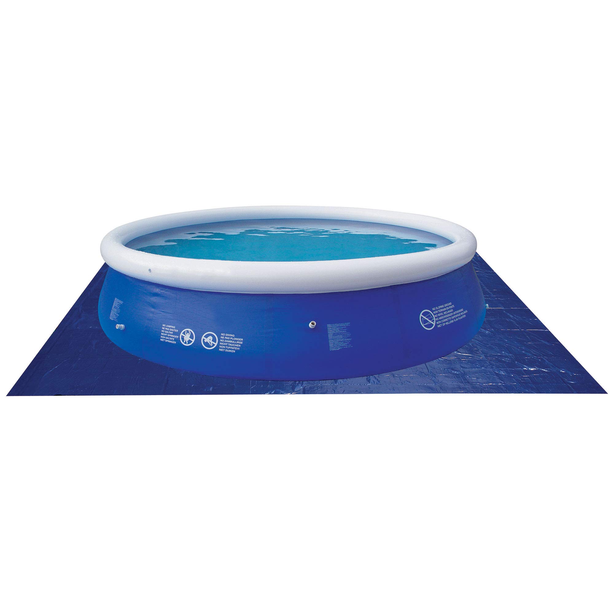 JLeisure Avenli 17811US 15ft x 36in Inflatable Above Ground Swimming Pool for Kids & Adults - 3-5 Person Capacity, Quick Setup, Outdoor Backyard Water Play - Perfect for Summer Fun, Family Gatherings & Backyard Parties (Blue)