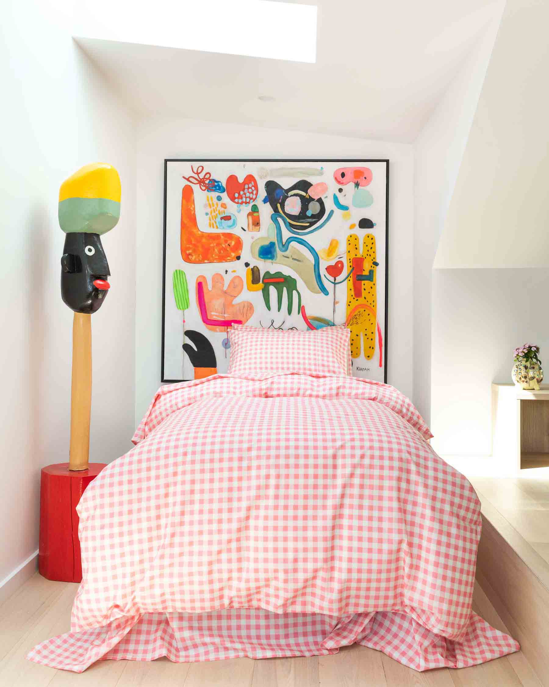 Organic Cotton Gingham Candy Pillowcases - Soft & Breathable Bedding for a Comfortable Sleep - Perfect for Home, Hotel, and Travel Use