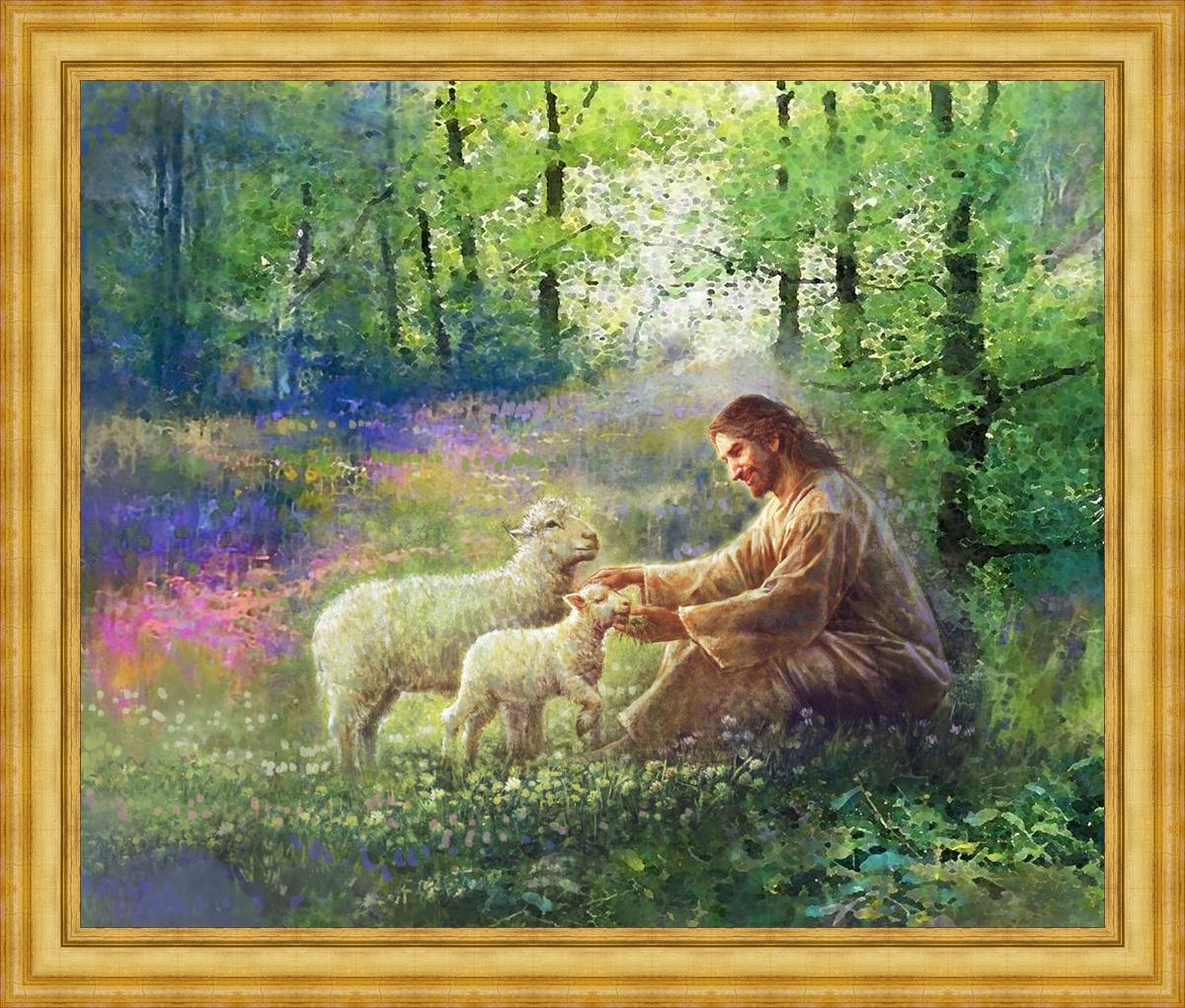 Bring Me The Little Ones Large Wall Art - Stunning Nursery Decor for Baby Rooms & Kids Bedrooms - Perfect for Nursery, Playroom & Children's Spaces