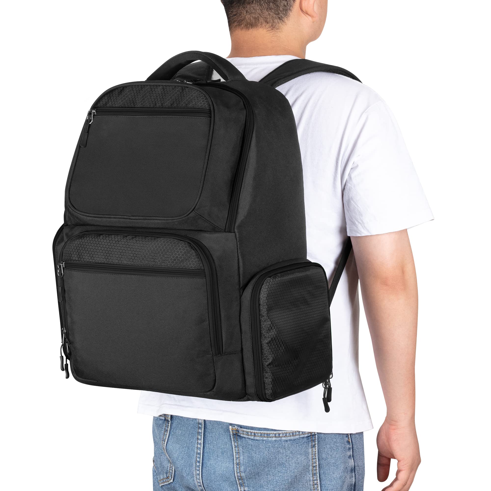 Trunab Xbox Series X/S Compatible Travel Case - Protective Gaming Console Bag with Internal Divider, 15.6