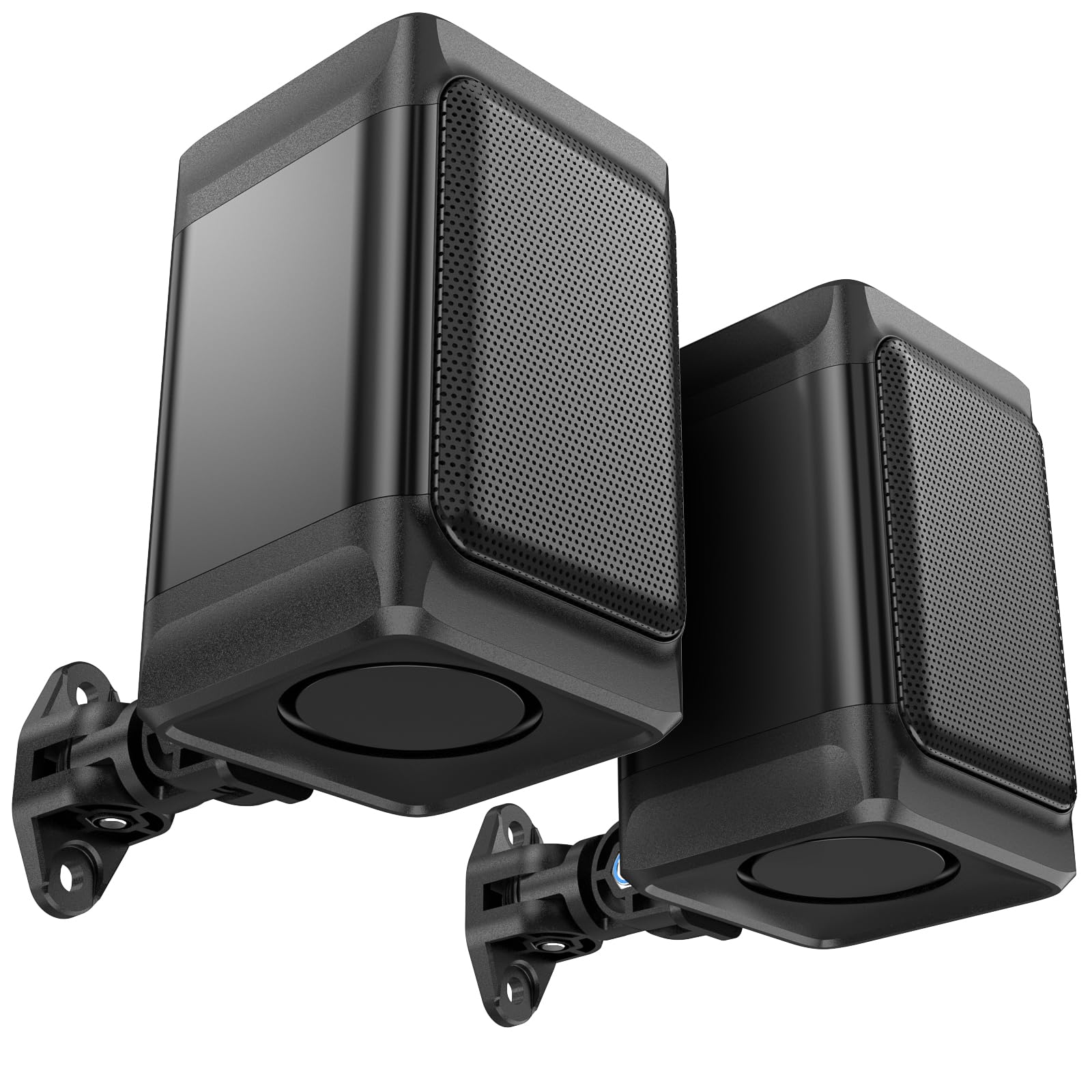 Saiyin Marine Grade Waterproof Outdoor & Indoor Speakers - Wall Mount Stereo Surround Sound System for Boat, Patio, Garage, Home Theater - Perfect for Backyard Parties, Poolside Entertainment & Home Audio Setup (Pair)