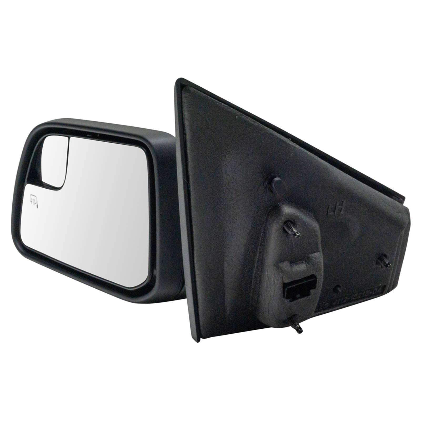 TRQ Replacement Side Mirror Set with Heating - Driver & Passenger Side - Compatible with 2011-2014 Ford Edge (Models FO1320455 & FO1321455) - No Housing Turn Signal or Blind Spot Indicator - Perfect for Winter Driving & Everyday Commuting