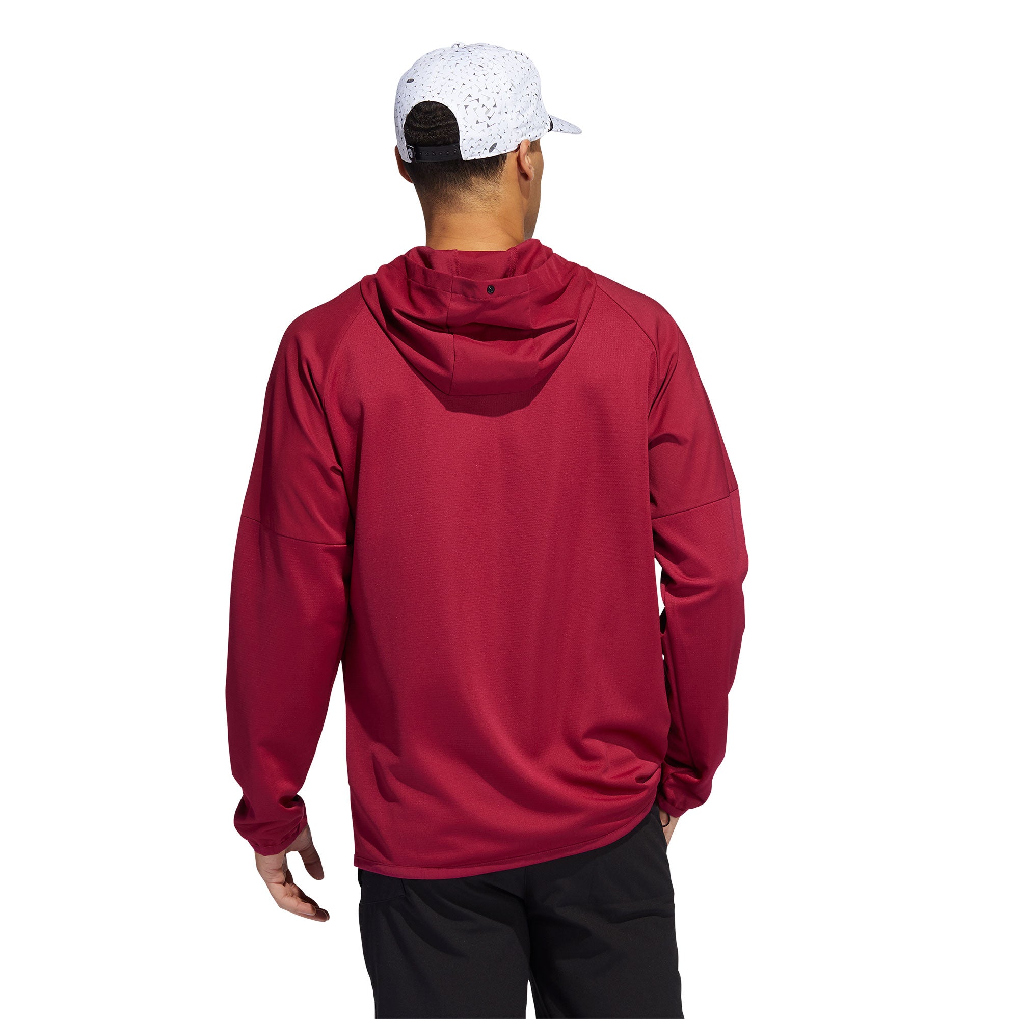 Adidas Men's Anorak Primeblue Golf 1/2 Zip Jacket - Lightweight Water-Resistant Pullover for Golfing & Outdoor Activities