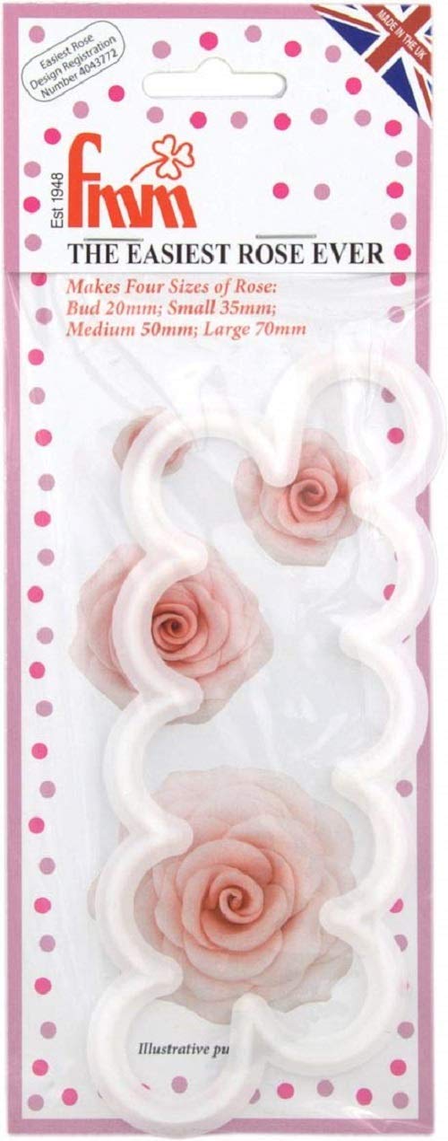 FMM SUGARCRAFT Fondant Icing Cutter - Easiest Rose Ever | Cake Decorating Tool for DIY Wedding, Birthday Cakes | Perfect for Bakers & Home Bakers