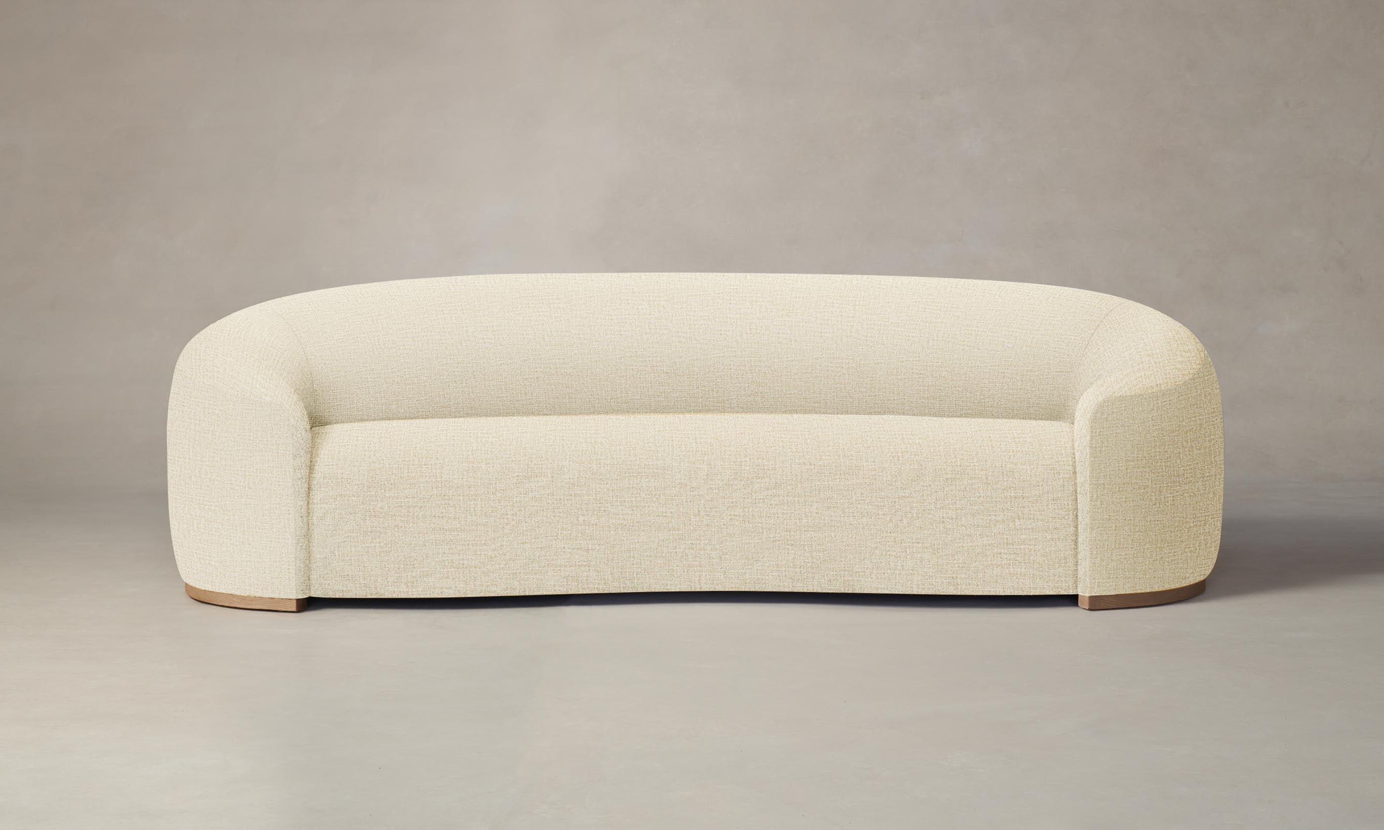 Chelsea Sofa - Performance Woven Chenille Upholstery in Desert Beige | Modern Living Room Furniture for Comfortable Relaxation & Stylish Home Decor