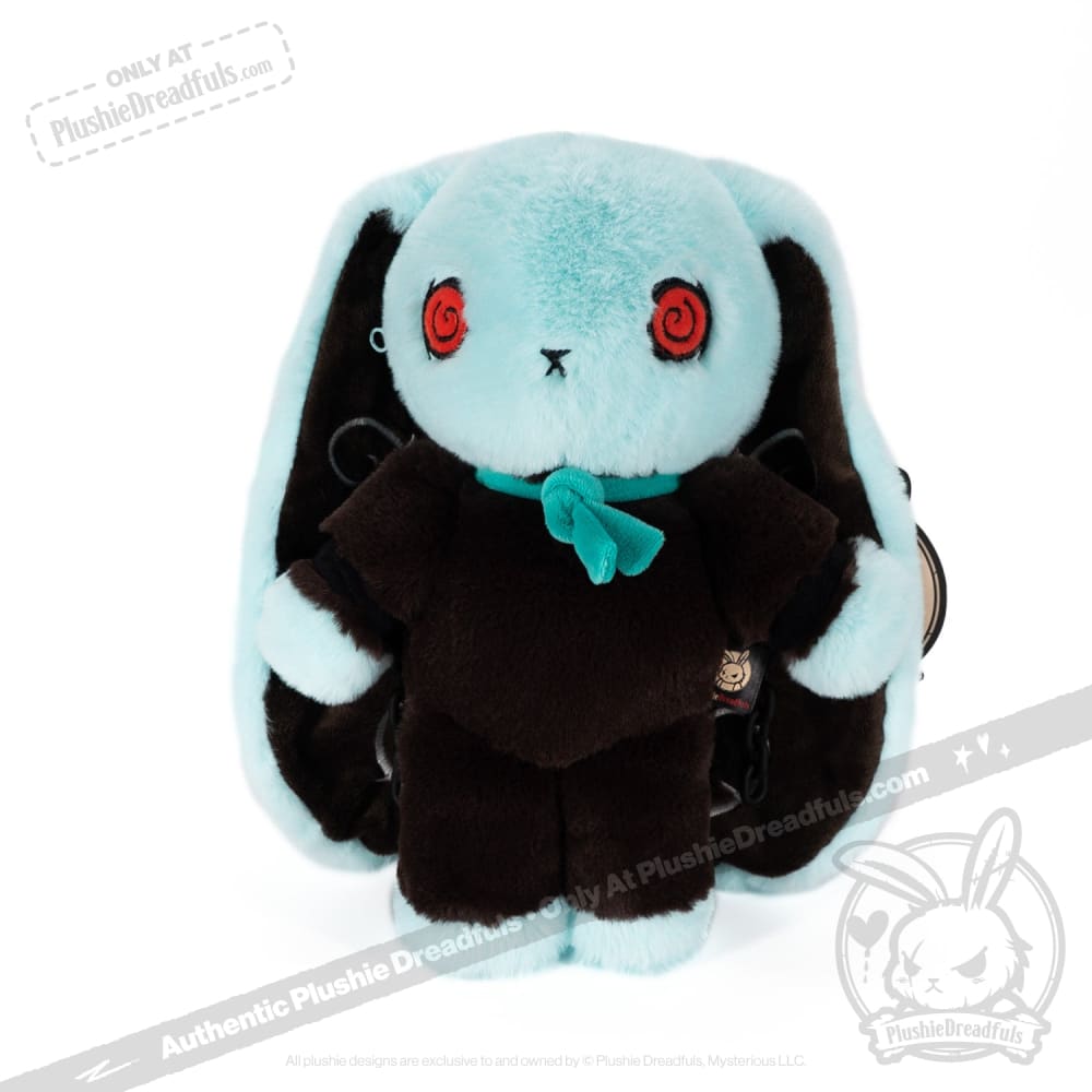 Plushie Dreadfuls OCD v2 Rabbit Stuffed Animal - Soft Anxiety Relief Plush Toy for Mental Health Support & Comfort