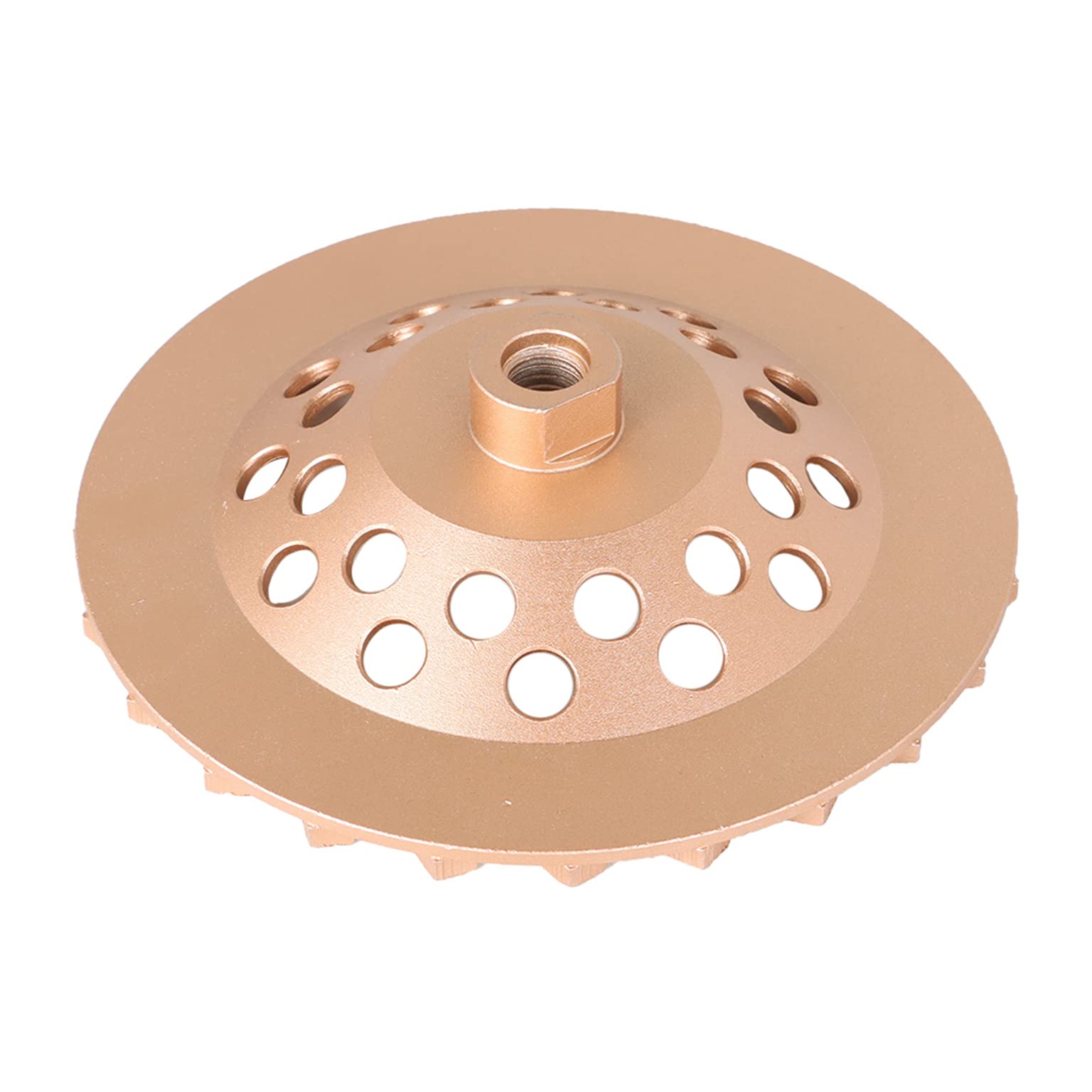 7-Inch Diamond Cup Grinding Wheel for Concrete - 24 Turbo Segments with 5/8