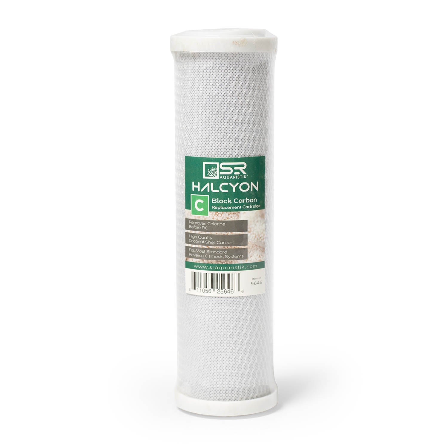 Halcyon 10 Carbon Filter for Water Purification - High Performance Activated Charcoal Replacement Filters - Perfect for Home, Office, and Outdoor Use