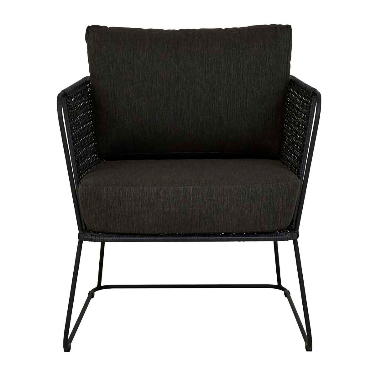 Cabana Sleigh Occasional Chair - Modern Accent Chair for Living Room, Bedroom, or Office - Perfect for Relaxing, Reading, and Adding Stylish Comfort to Any Space