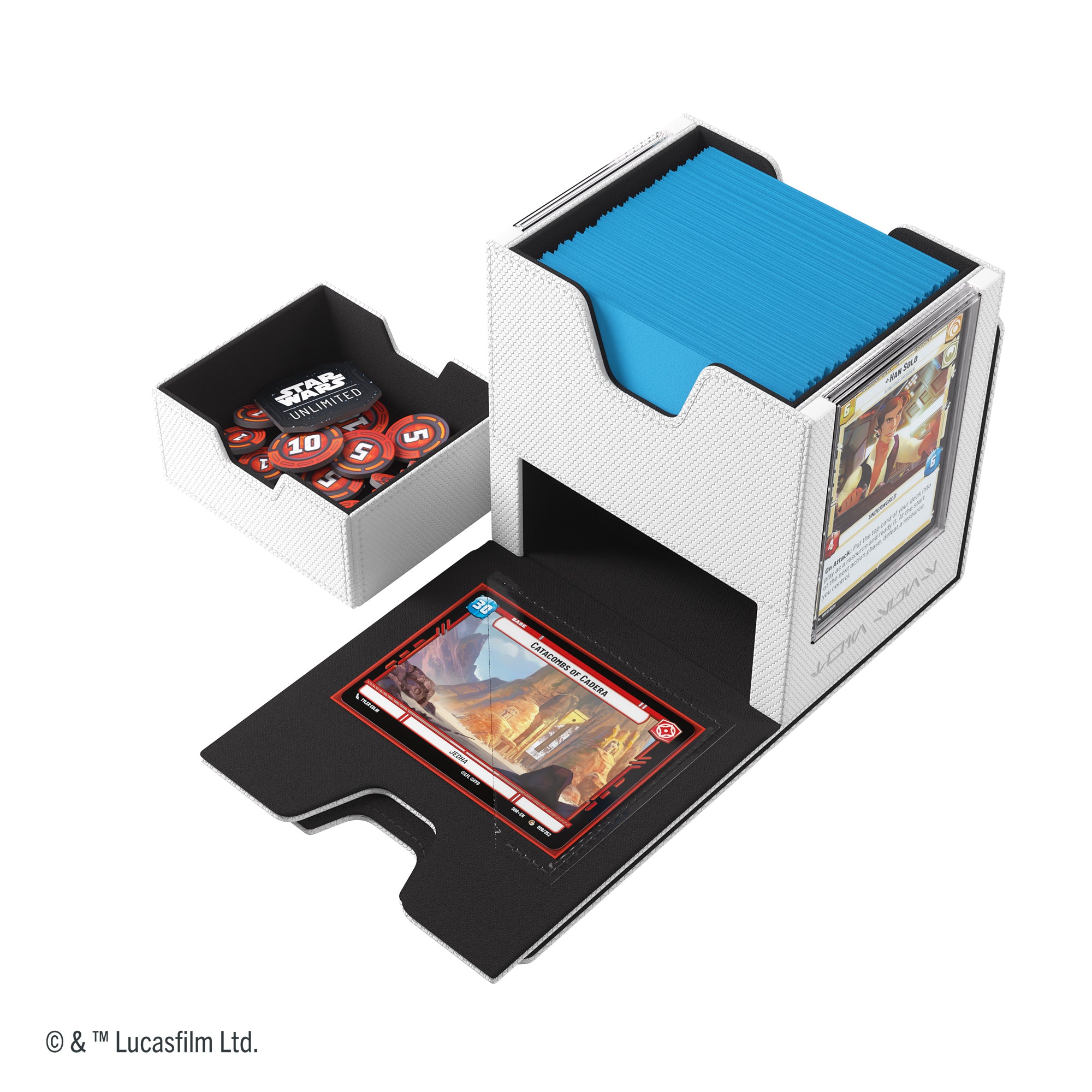 Star Wars: Unlimited Twin Suns Deck Pod - White & Black Collectible Card Game for Fans | Perfect for Game Nights & Tournaments