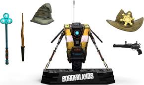 Borderlands Claptrap Action Figure by McFarlane Toys - Collectible Video Game Character Statue for Display & Gaming Room Decor
