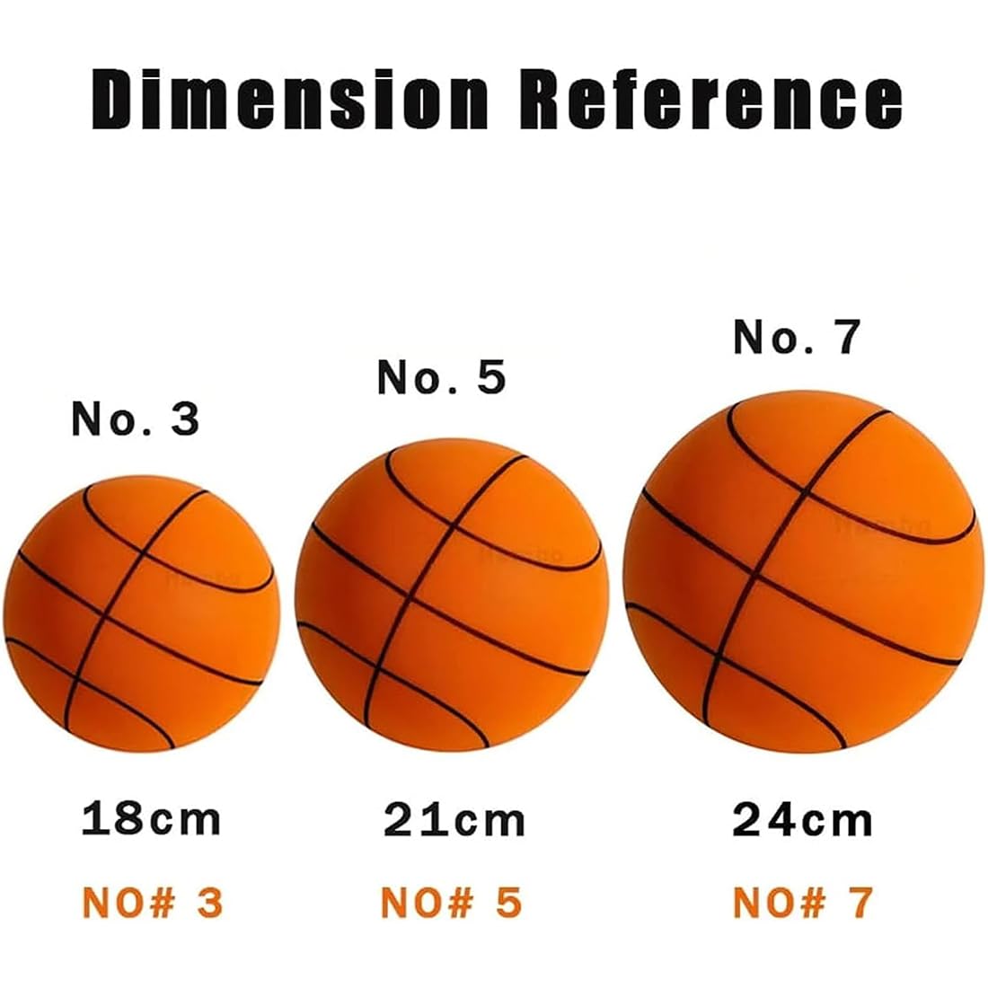 Silent Basketball Size 7/5/3 - Noiseless Indoor Training Basketball for Quiet Dribbling Practice | Perfect for Home, Gym & Apartment Use