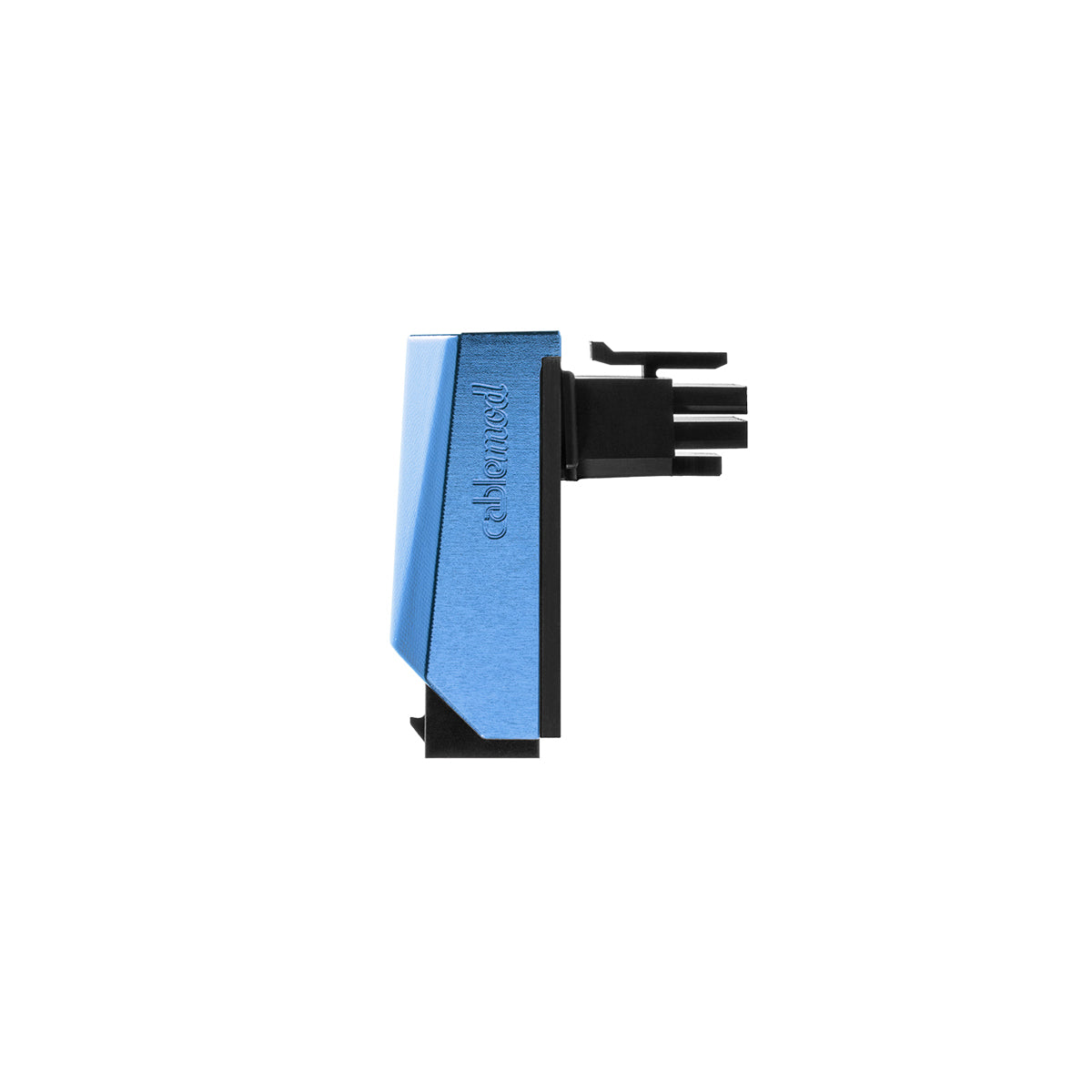 CableMod 12VHPWR 90 Degree Angled Adapter - Variant A (Blue) | PCIe 5.0 GPU Power Connector for RTX 4090/4080 | Secure Cable Management for PC Gaming & Workstation Builds