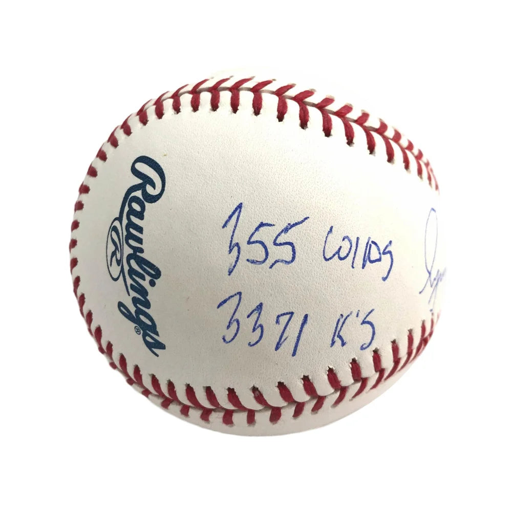 Greg Maddux Autographed Baseball with Full Name Inscription - OMLB Certified, Includes COA by Lojo - Perfect for Cubs, Braves & Dodgers Fans - Great for Collectors, Sports Memorabilia Displays & Gift Giving
