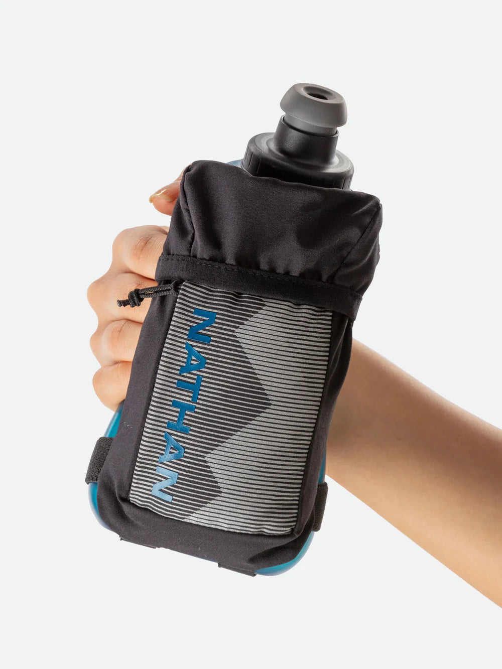 Nathan QuickSqueeze Handheld Water Bottle - BPA Free, Leak Proof, Lightweight & Portable Sports Water Bottle for Running, Cycling, Hiking & Outdoor Activities