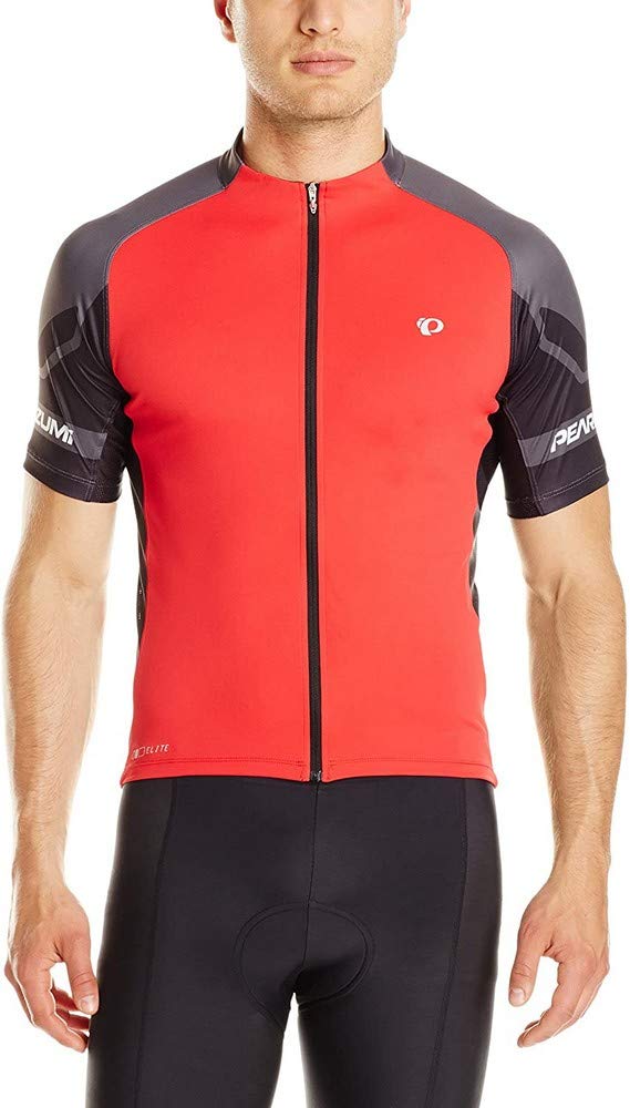 PEARL IZUMI Men's Cycling Jersey - Elite Performance Bike Shirt for Road Cycling & Training | Moisture-Wicking & Breathable Fabric for Comfortable Rides
