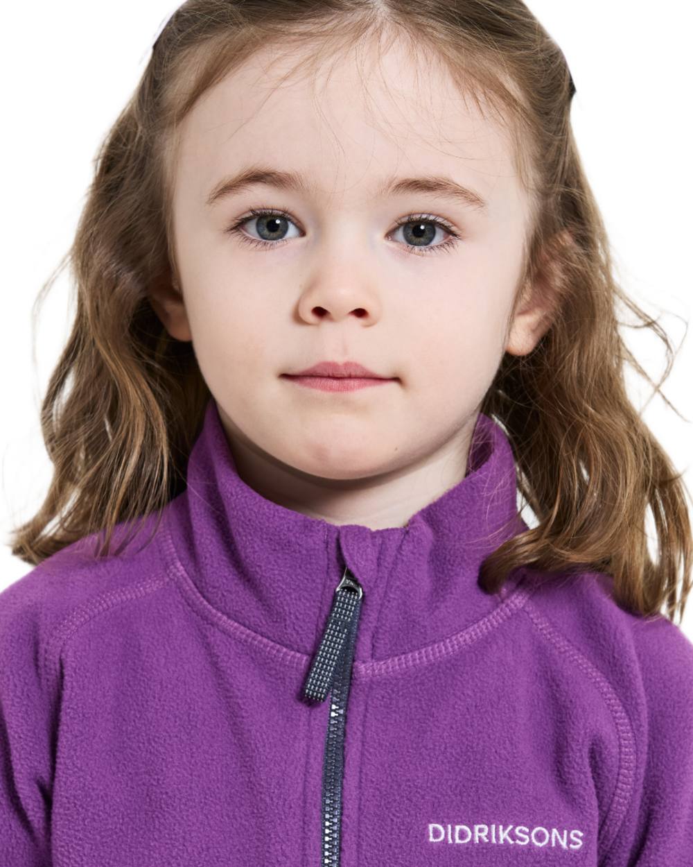 Didriksons Monte Kids Full-Zip Fleece Jacket - Warm & Cozy Winter Outerwear for Boys & Girls - Perfect for School, Play & Outdoor Adventures
