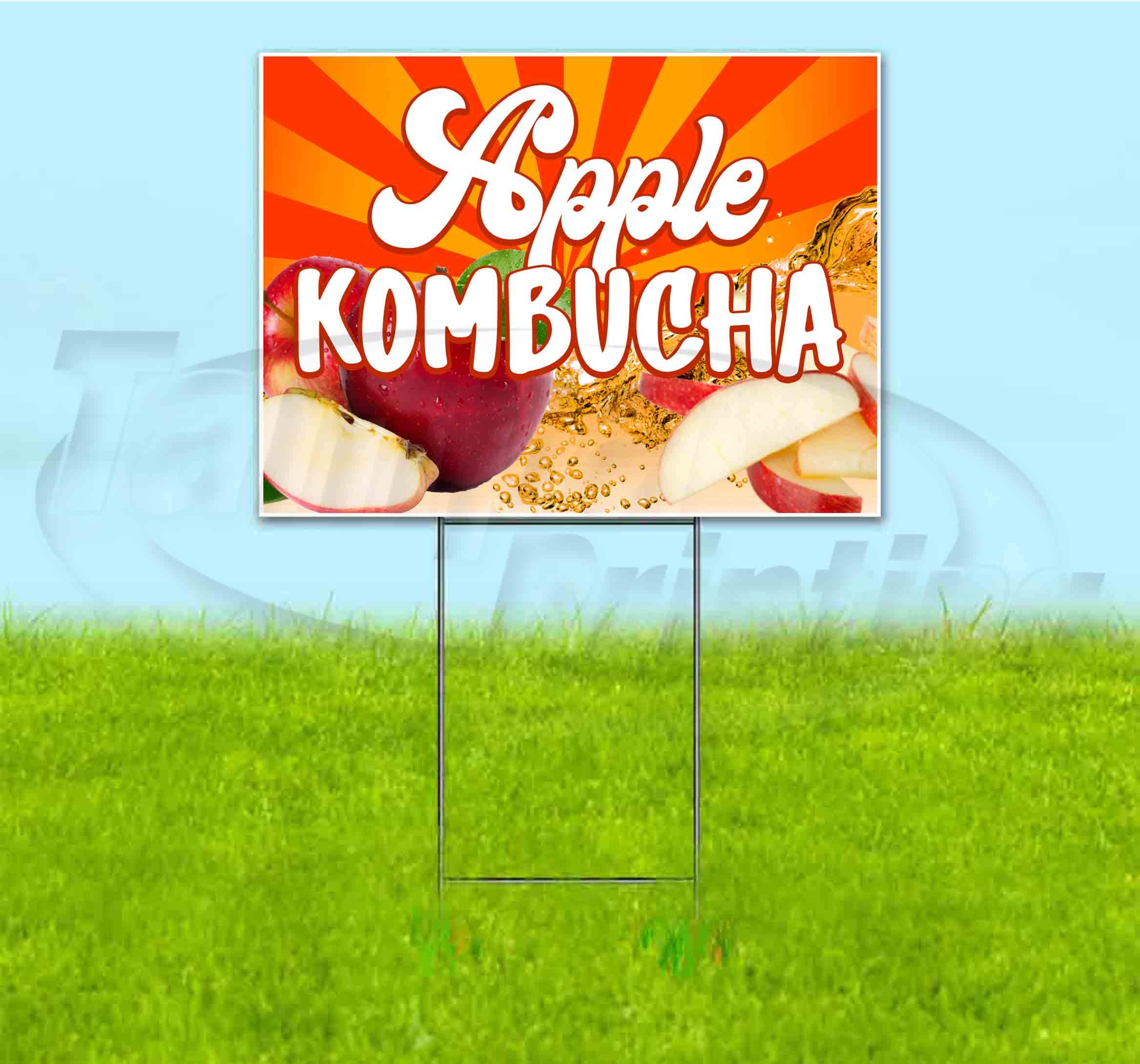 Apple Kombucha Yard Sign - 18