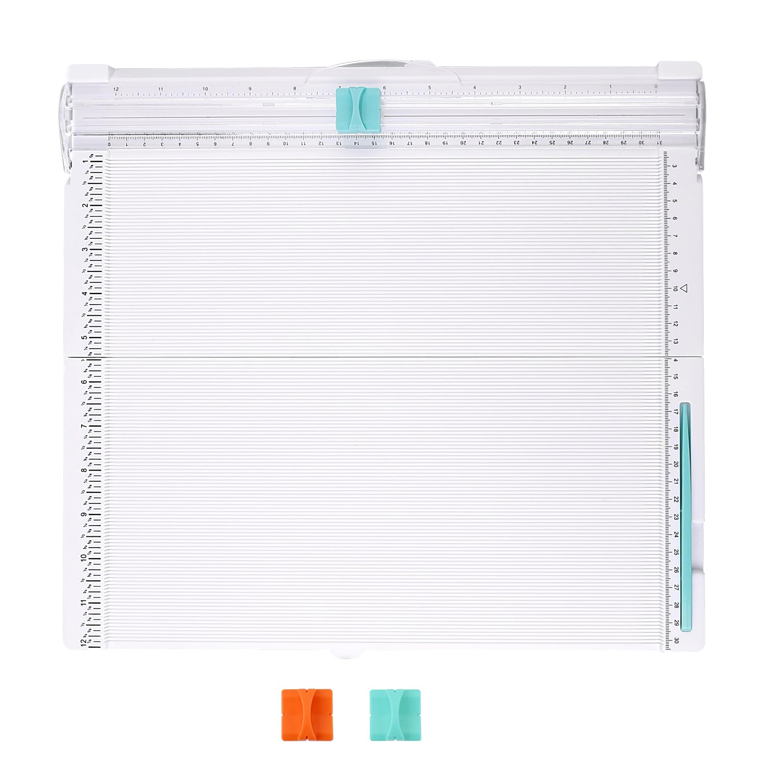 Plastic Scoring Board & Paper Trimmer - Precision Card Making Tool for DIY Crafts, Holiday Wrapping, and Scrapbooking | Perfect for Gift Wrapping, Card Design, and Paper Craft Projects