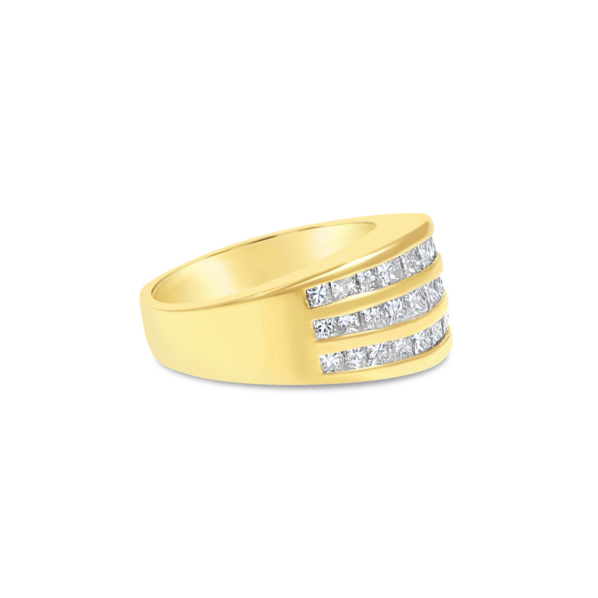 2 Carat Princess Cut Diamond Cocktail Ring for Women - Elegant Statement Jewelry for Evening Parties, Weddings & Special Occasions