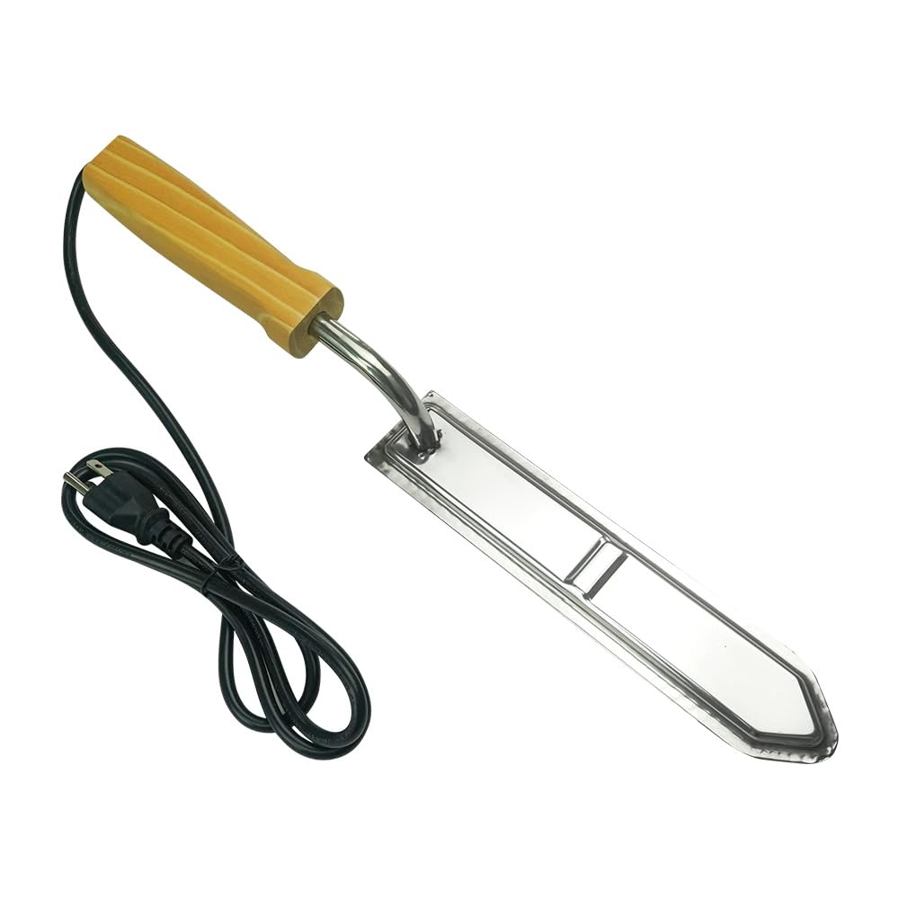 Stainless Steel Electric Honey Uncapping Knife - Beekeeping Tool for Honeycomb Extraction | Perfect for Harvesting Honey from Beehives & DIY Beekeepers