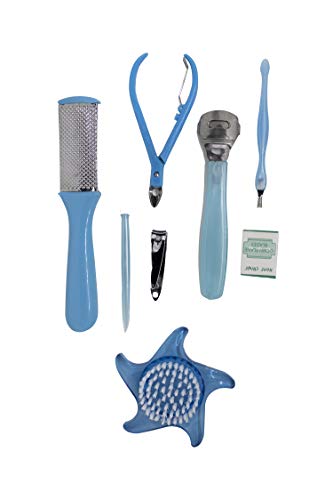 7-in-1 Professional Manicure & Pedicure Kit with Dead Skin Remover - Complete Nail Care Set for Hands & Feet - Perfect for Home Spa, Salon Use & Travel Essentials
