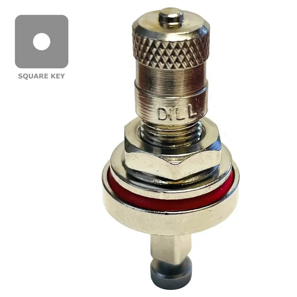 Dill VS 280SS TPMS Replacement Valve Stem (0.453 RH) - Compatible with Most Vehicles - Durable Stainless Steel Construction for Tire Pressure Monitoring Systems - Perfect for Car, Truck & SUV Maintenance