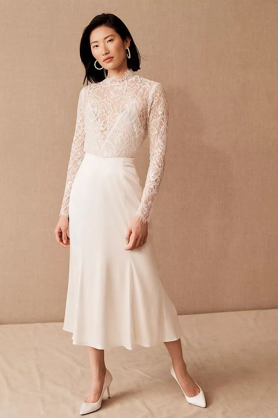Catherine Deane Alina Skirt - Elegant Flowy Midi Skirt for Women | Perfect for Weddings, Parties & Special Occasions