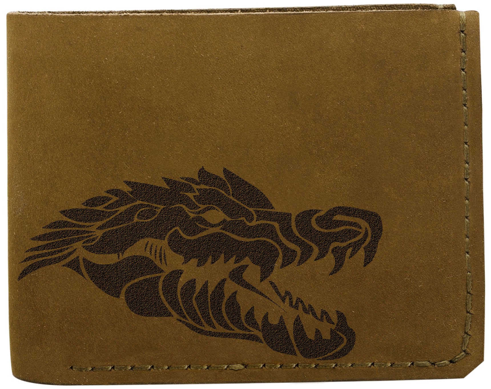 Genuine Alligator Leather Wallet for Men - Handmade Pull-Up Design with Abstract Pattern - Perfect for Everyday Use, Travel & Gifting