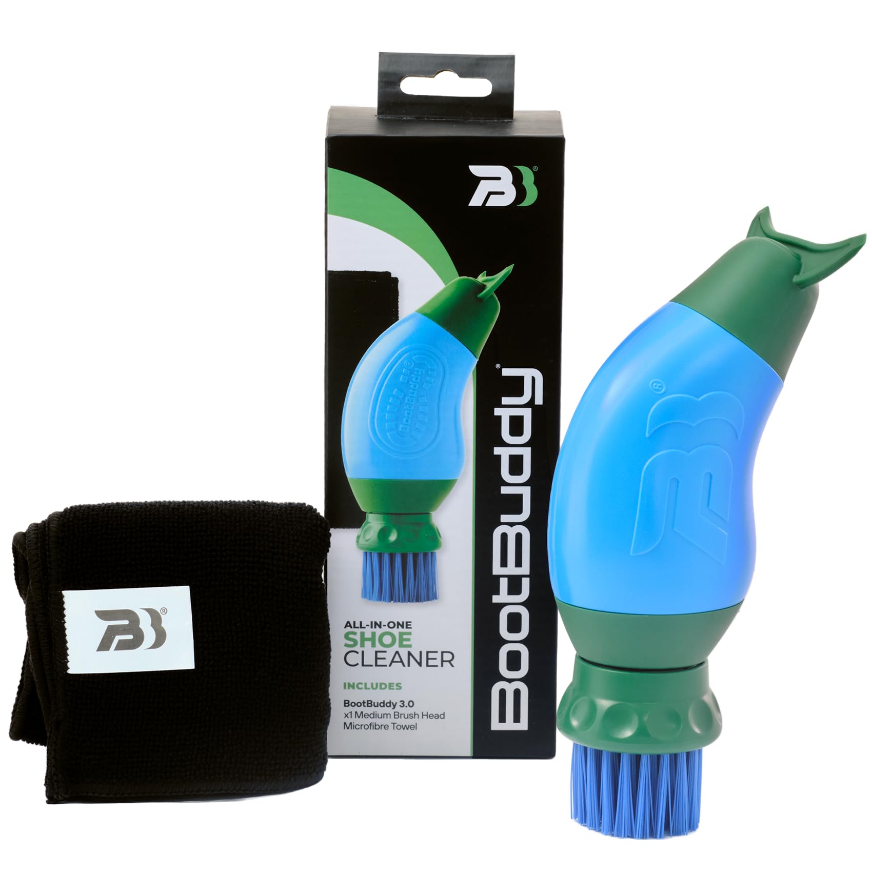 BootBuddy Shoe Cleaner Brush - Quick Mud & Dirt Remover for Hiking, Golf & Running Shoes - Perfect for Outdoor Sports