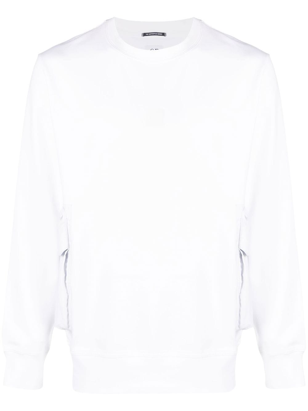 C.P. COMPANY METROPOLIS White Sweater for Men - Premium Knit Pullover for Casual & Streetwear Fashion - Perfect for Urban Outfits and Winter Layering