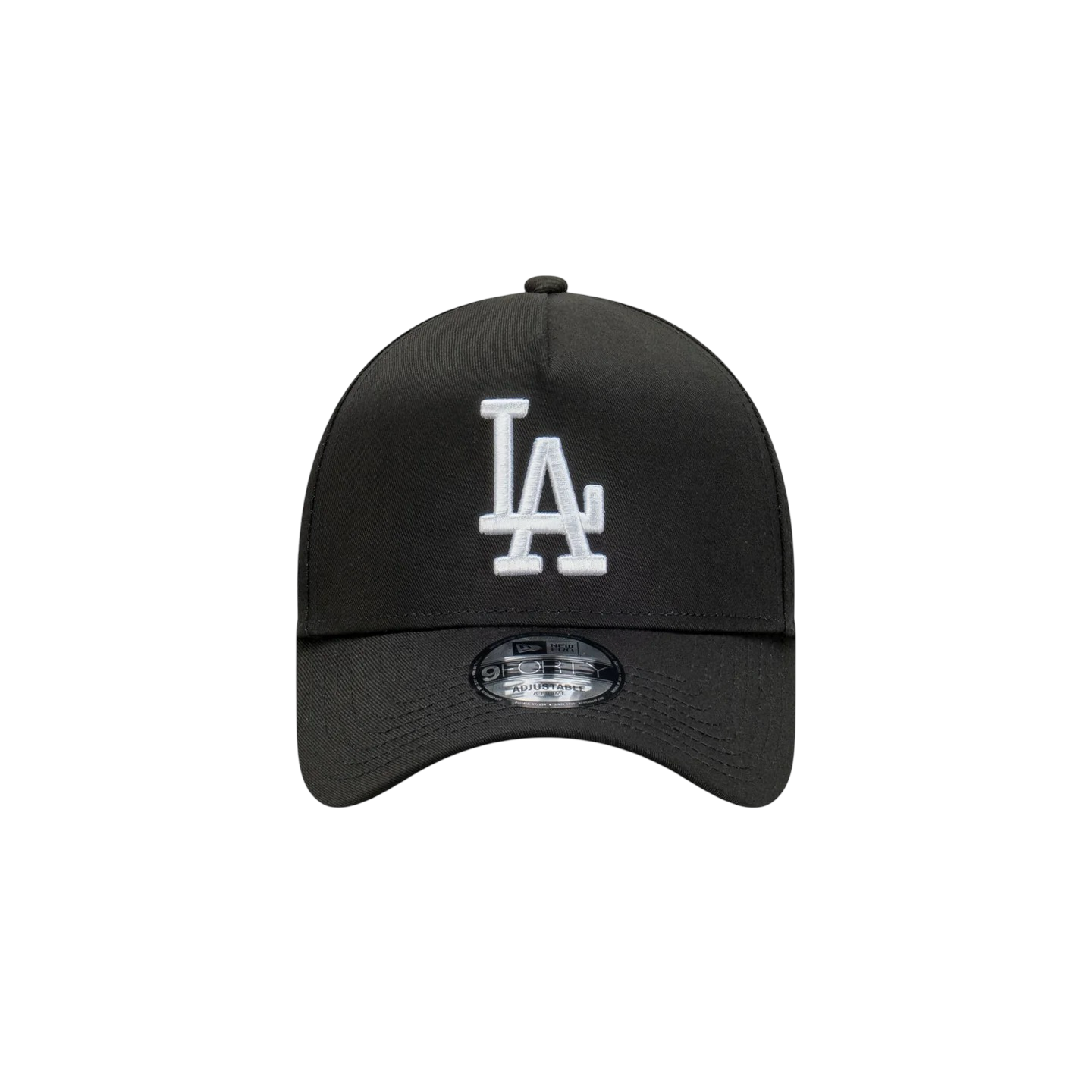 New Era 940 A-Frame LA Dodgers Black & White Snapback Hat - Official MLB Baseball Cap for Men & Women - Perfect for Games, Streetwear & Sports Fan Fashion