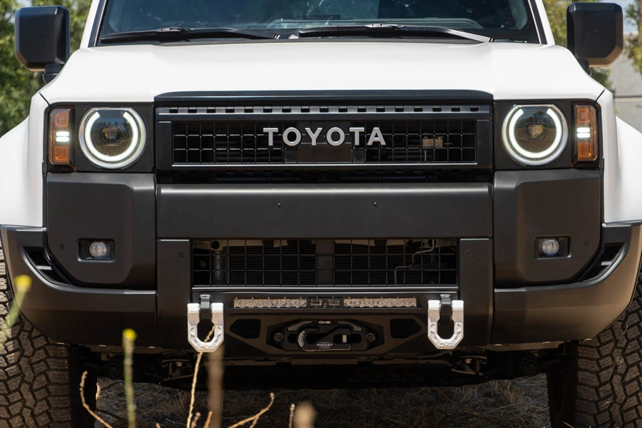 2024 Toyota Land Cruiser 250 Series DV8 Off-Road Front Bumper - Heavy Duty Steel Construction for Off-Roading & Adventure