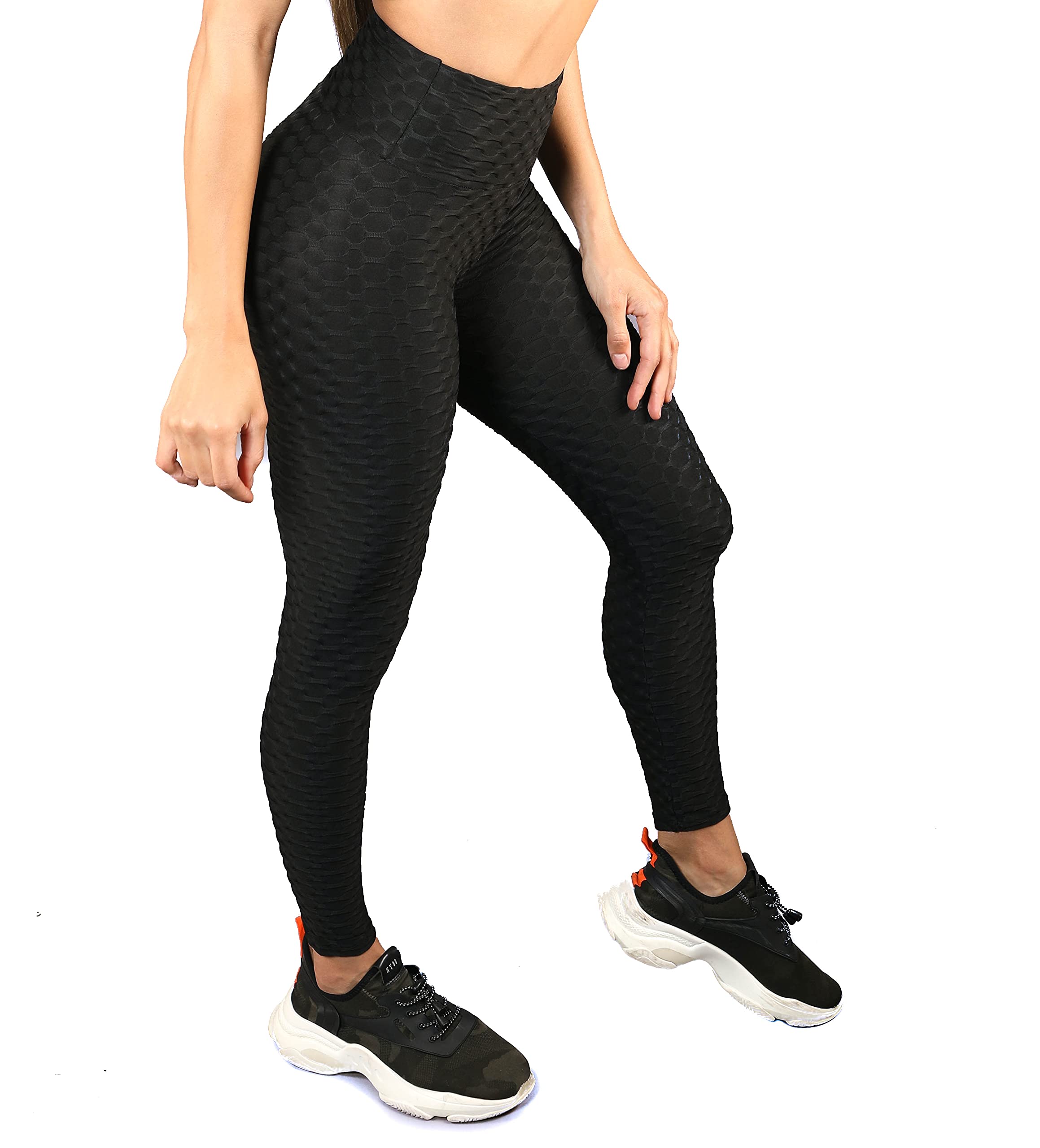 GOLDHAUS Women's Scrunch Butt Lifting High Waisted Yoga Leggings - Tummy Control Workout Pants with Anti-Cellulite & Tie Dye Design | Perfect for Gym, TikTok Videos & Everyday Wear